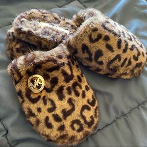 Michael Kors Slippers, Leopard Print